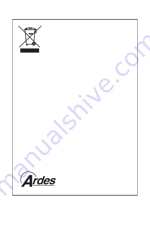 ARDES phobos 840 Instructions For Use Manual Download Page 50