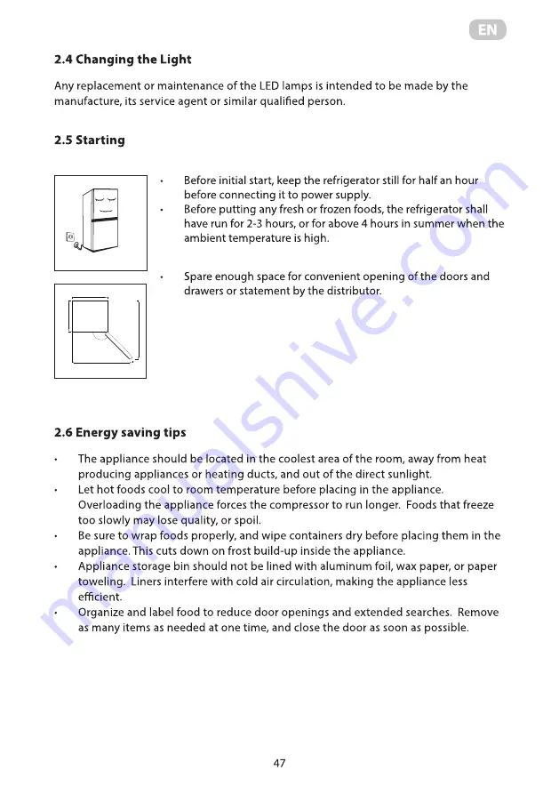 ARDESTO DDF-M259W180 User Manual Download Page 47