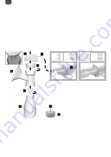 Ardo ONE MUM PUMPSET Instructions For Use Manual Download Page 8