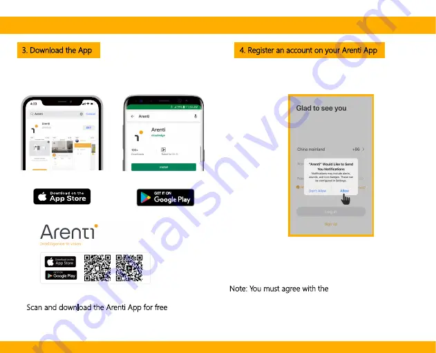 Arenti IN1 Quick Manual Download Page 3