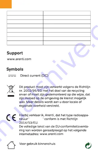 Arenti INDOOR 1 Quick Manual Download Page 14