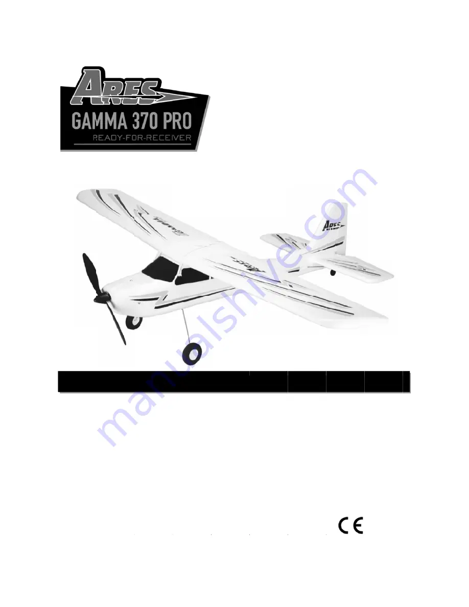 Ares Gamma 370 Pro Instruction Manual Download Page 1