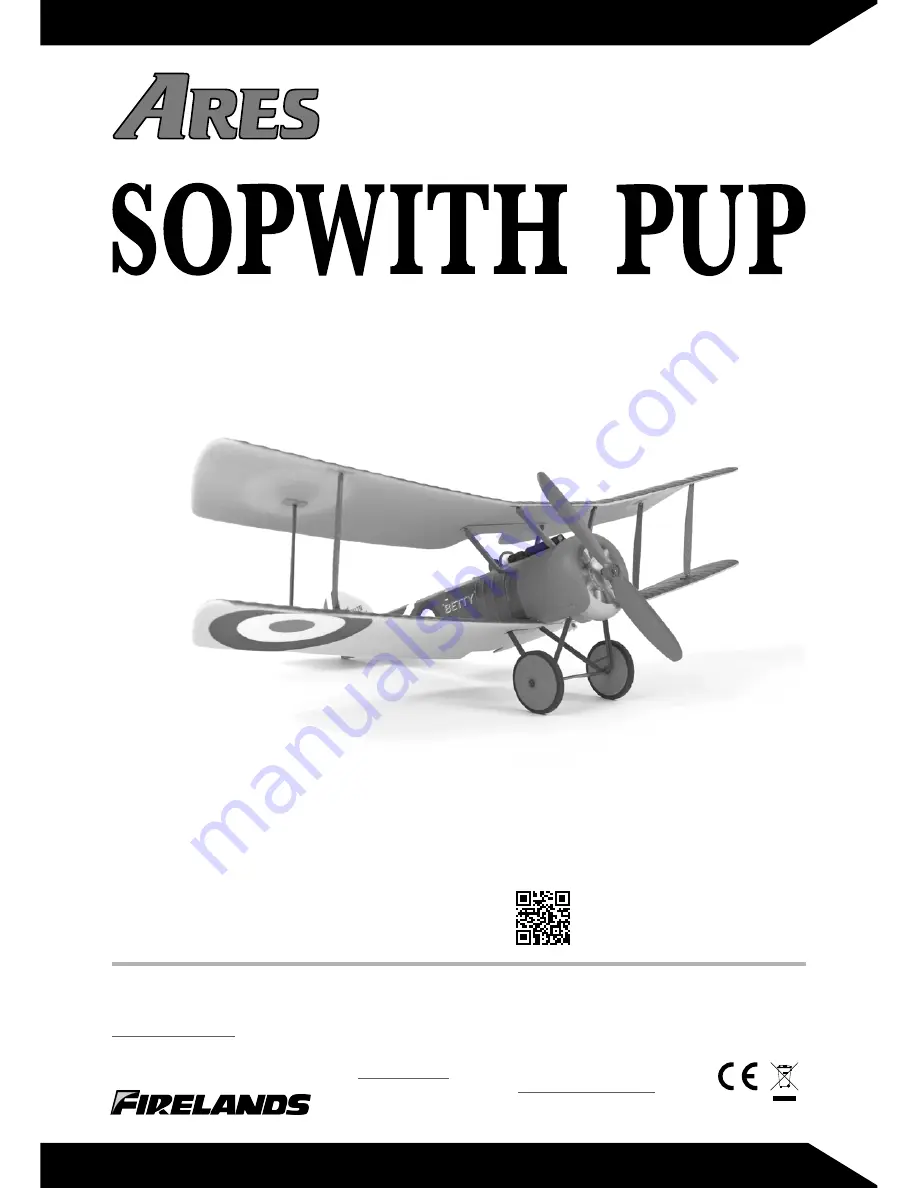 Ares sopwith pup Quick Start Manual Download Page 1