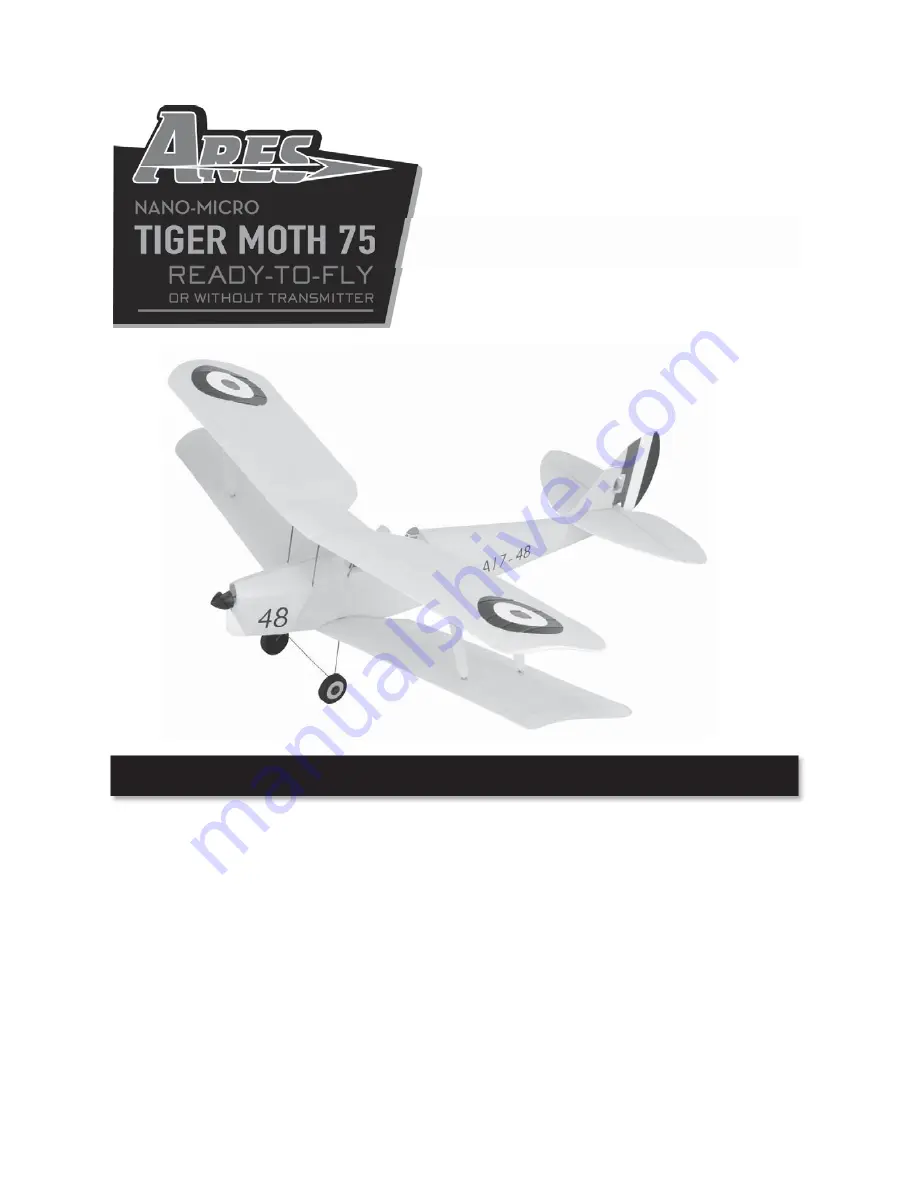 Ares TIGER MOTH 75 Instruction Manual Download Page 1