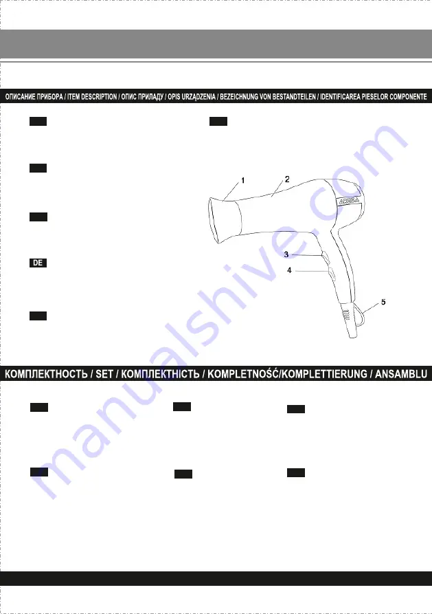 ARESA AR-3203 Instruction Manual Download Page 2