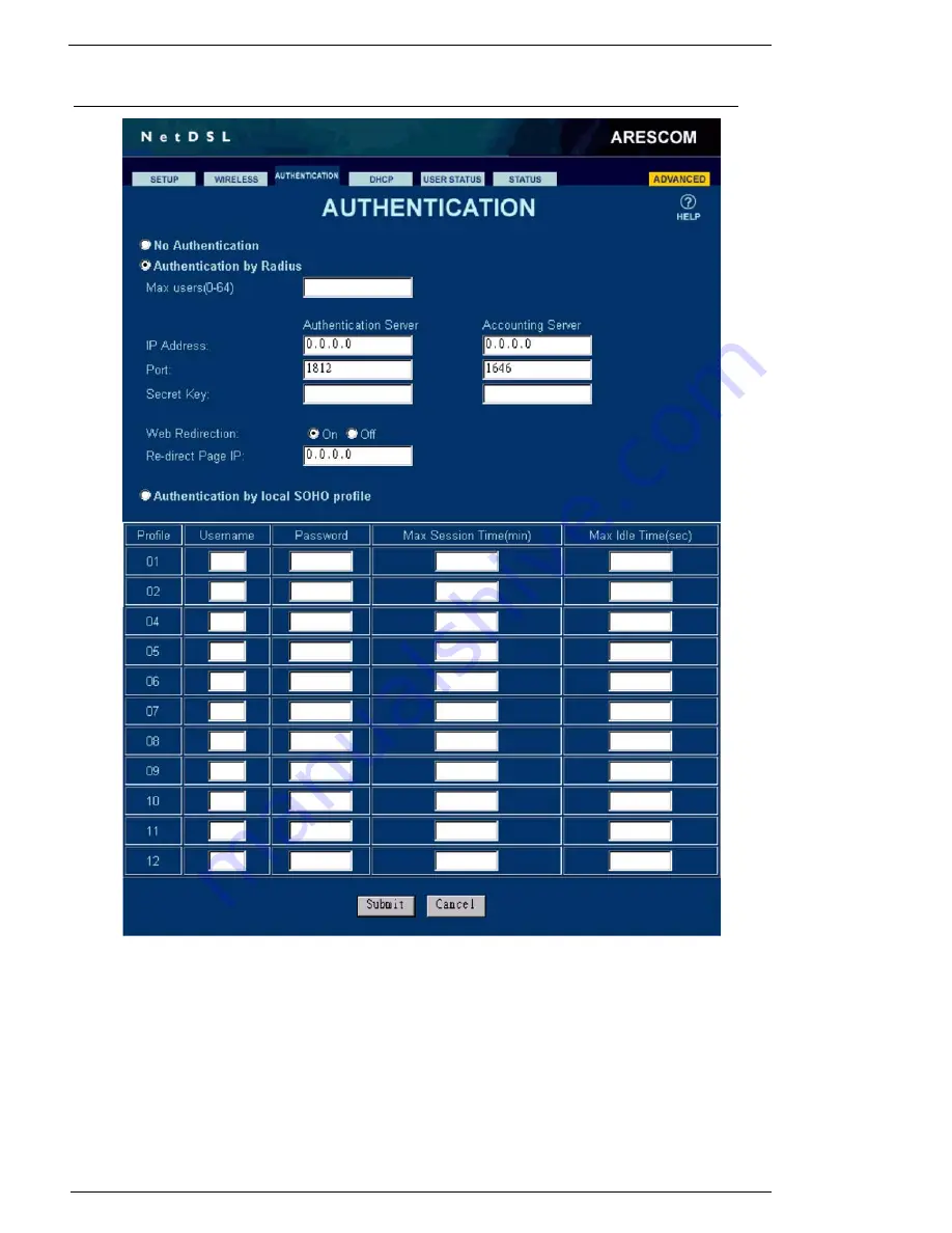 ARESCOM AresGate 2560 Скачать руководство пользователя страница 20