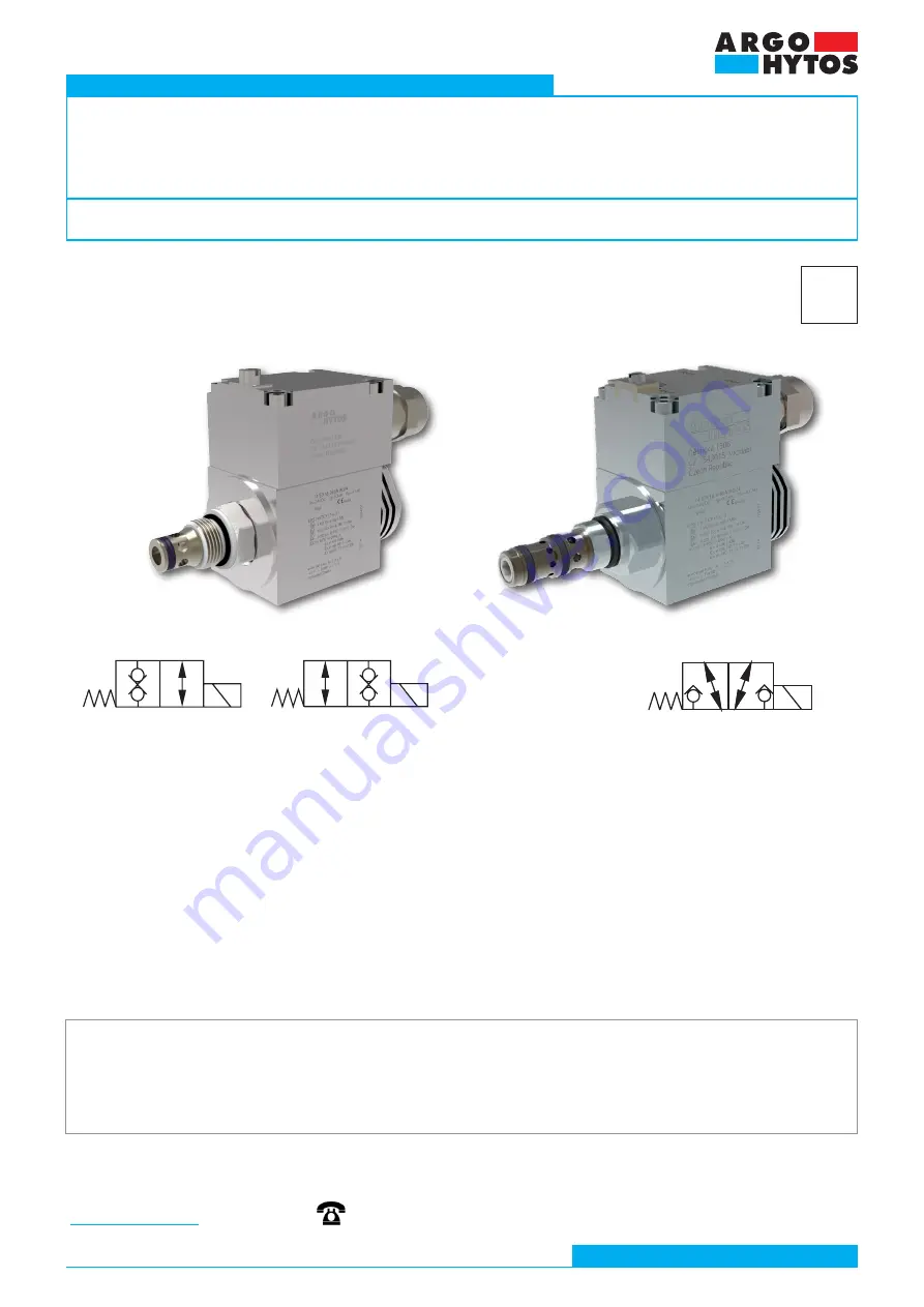 Argo-Hytos SD1EX-A2 Operating Instructions Manual Download Page 22