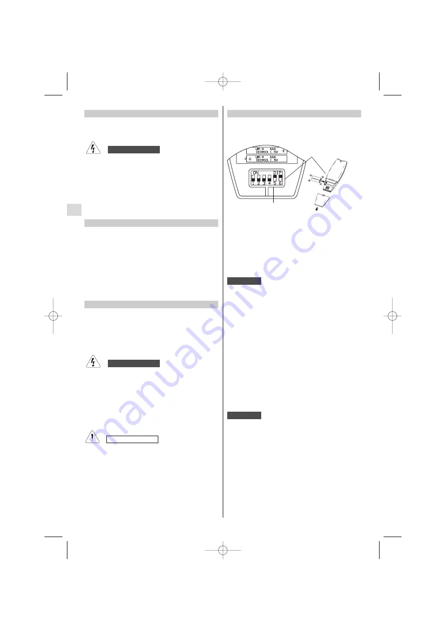 Argo AFIAS11DC Operating Instructions Manual Download Page 32