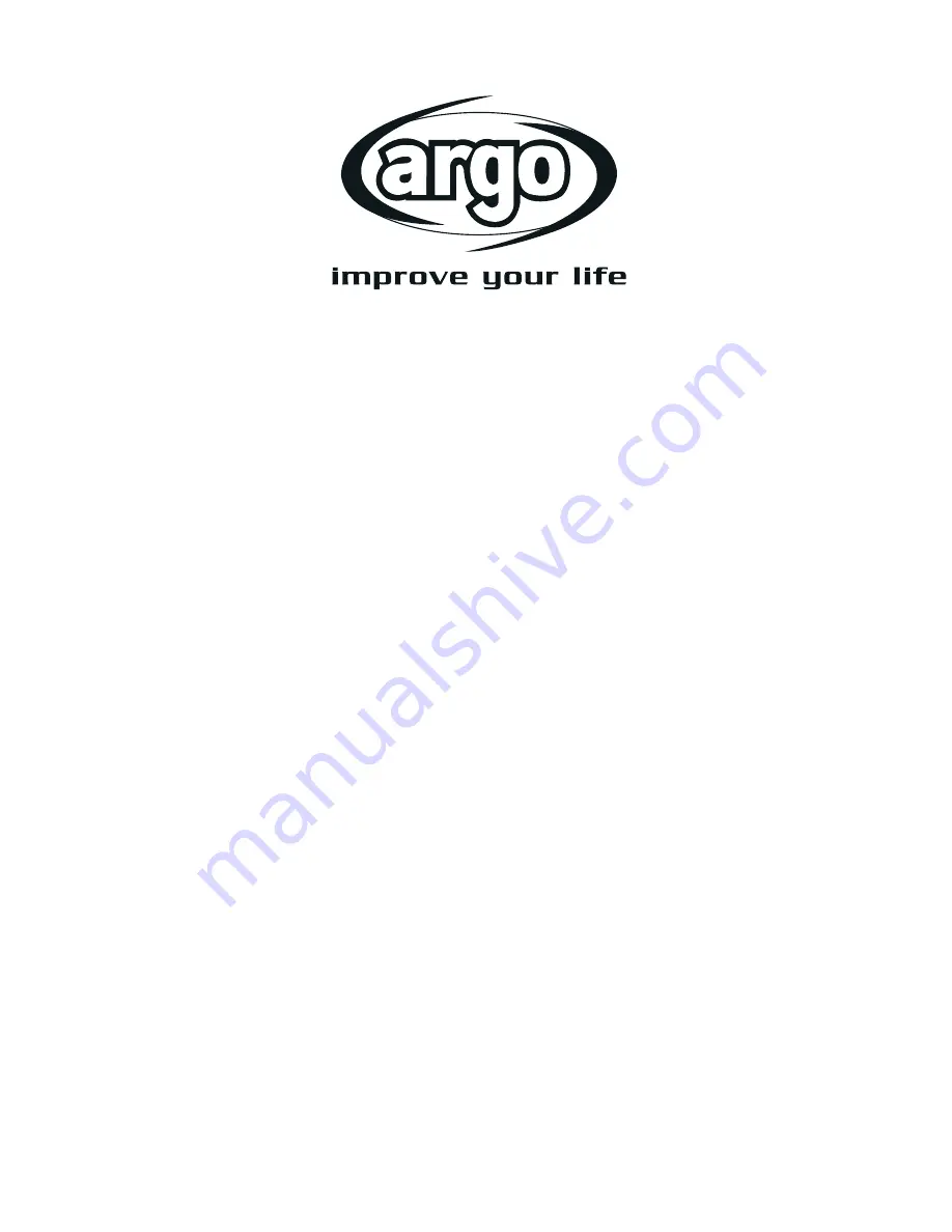 Argo X3I AS35HL User & Installation Manual Download Page 1