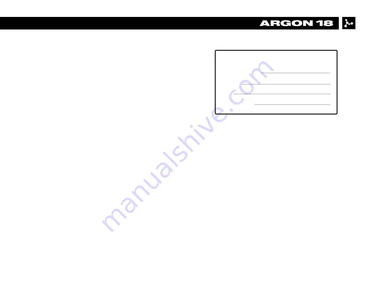 Argon 18 E-119 TRI Assembly Manual Download Page 2