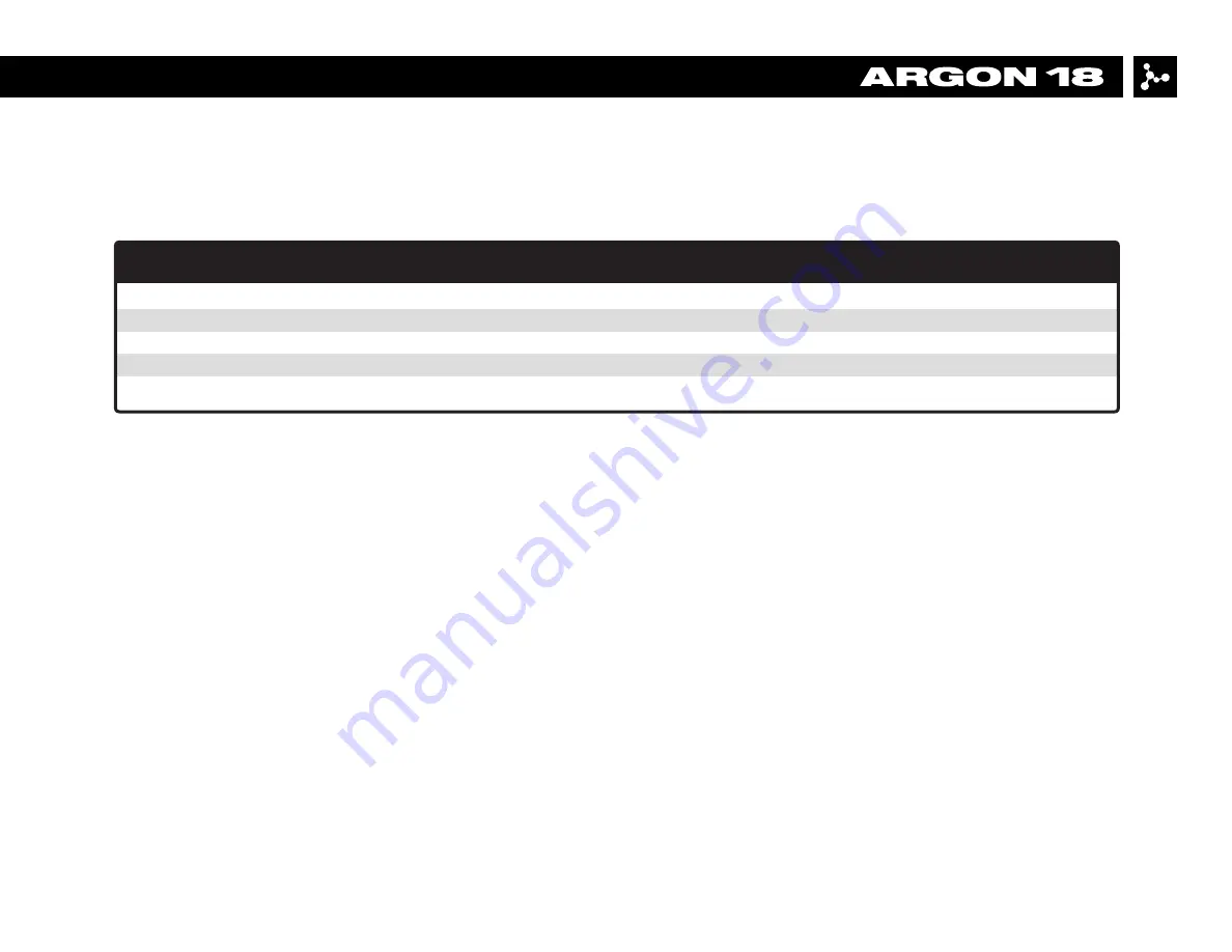 Argon 18 NITROGEN 231A Assembly Manual Download Page 5