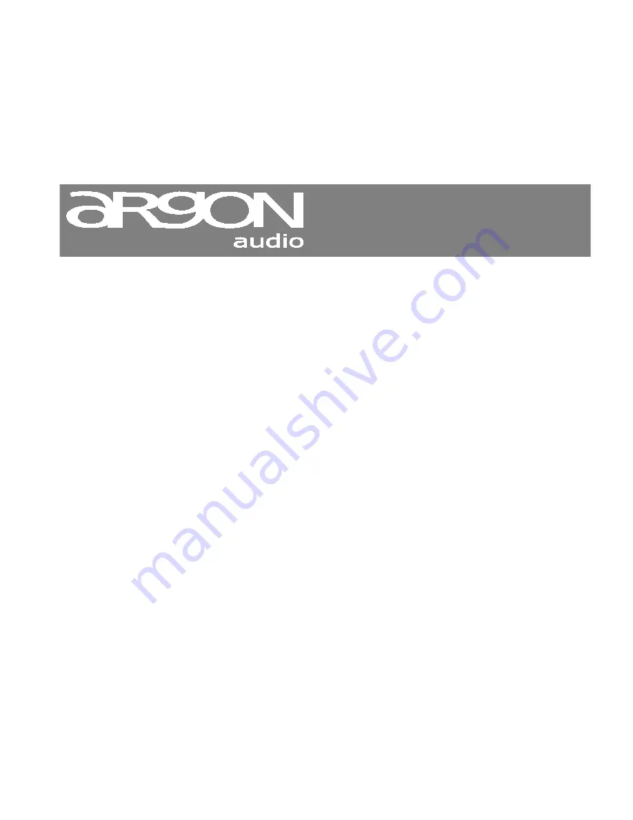 argon audio DAB Adapter2+ User Manual Download Page 8