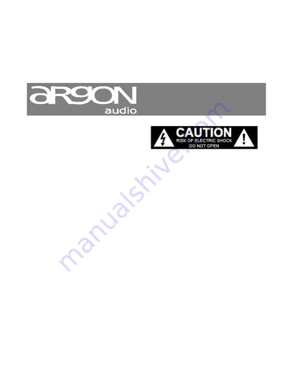 argon audio DAB+ Adaptor User Manual Download Page 3