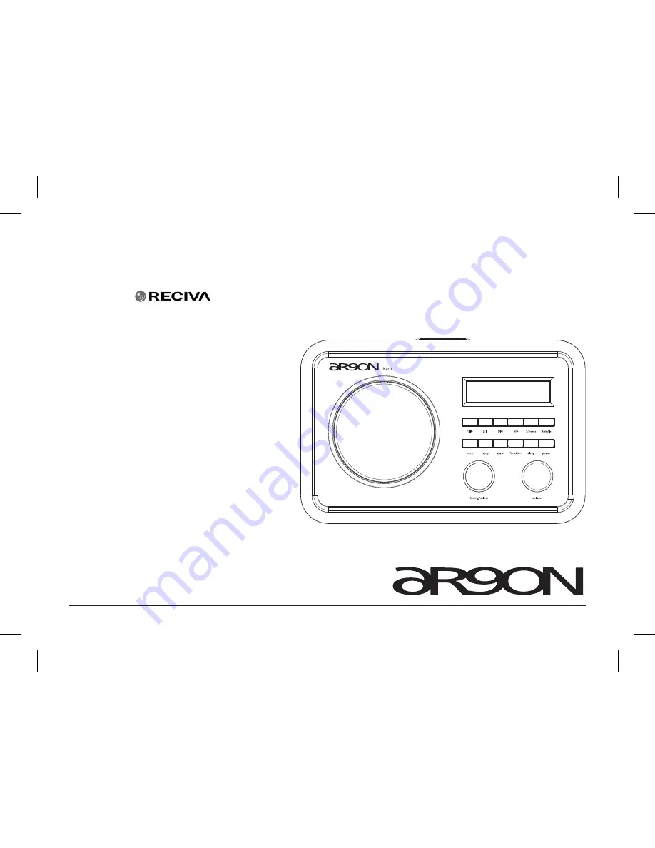 argon audio iNet 1 Quick Start Manual Download Page 1