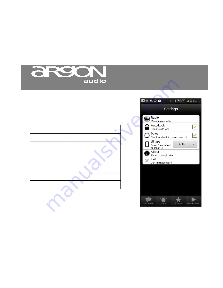 argon audio Stream 2 Скачать руководство пользователя страница 70