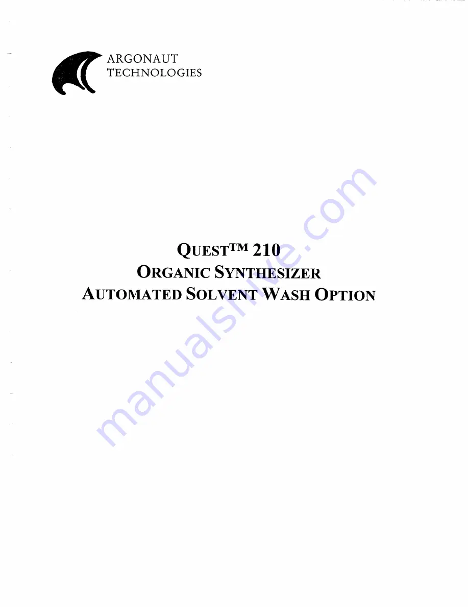 Argonaut Technologies QUEST 210 Manual Download Page 2