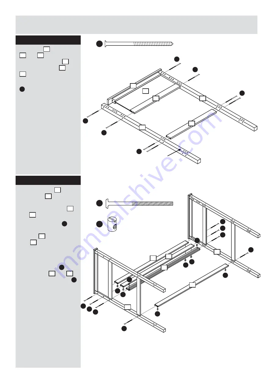 Argos Home Highsleeper Brooklyn 8545639 Assembly Instructions Manual Download Page 7