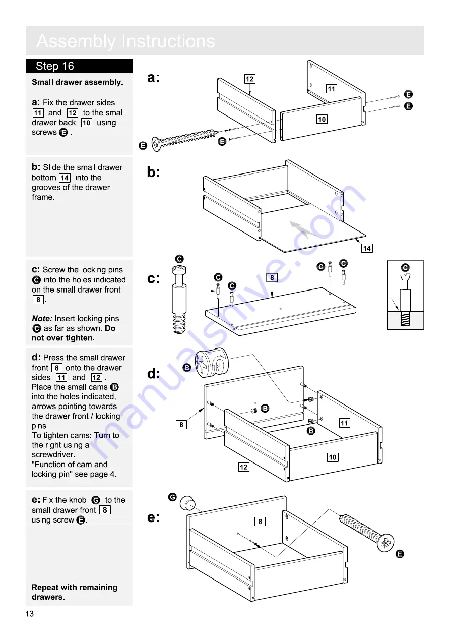 Argos Home Scandinavia 615/6941 Assembly Instructions Manual Download Page 49