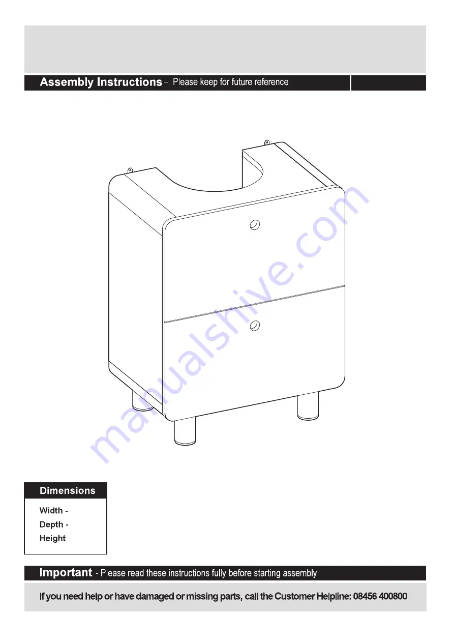 Argos 147/6114 Assembly Instructions Manual Download Page 1