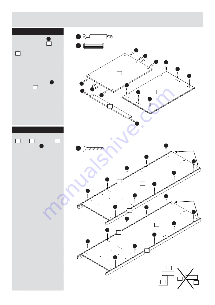 Argos Brooklyn Wardrobe White 8106951 Assembly Instructions Manual Download Page 6