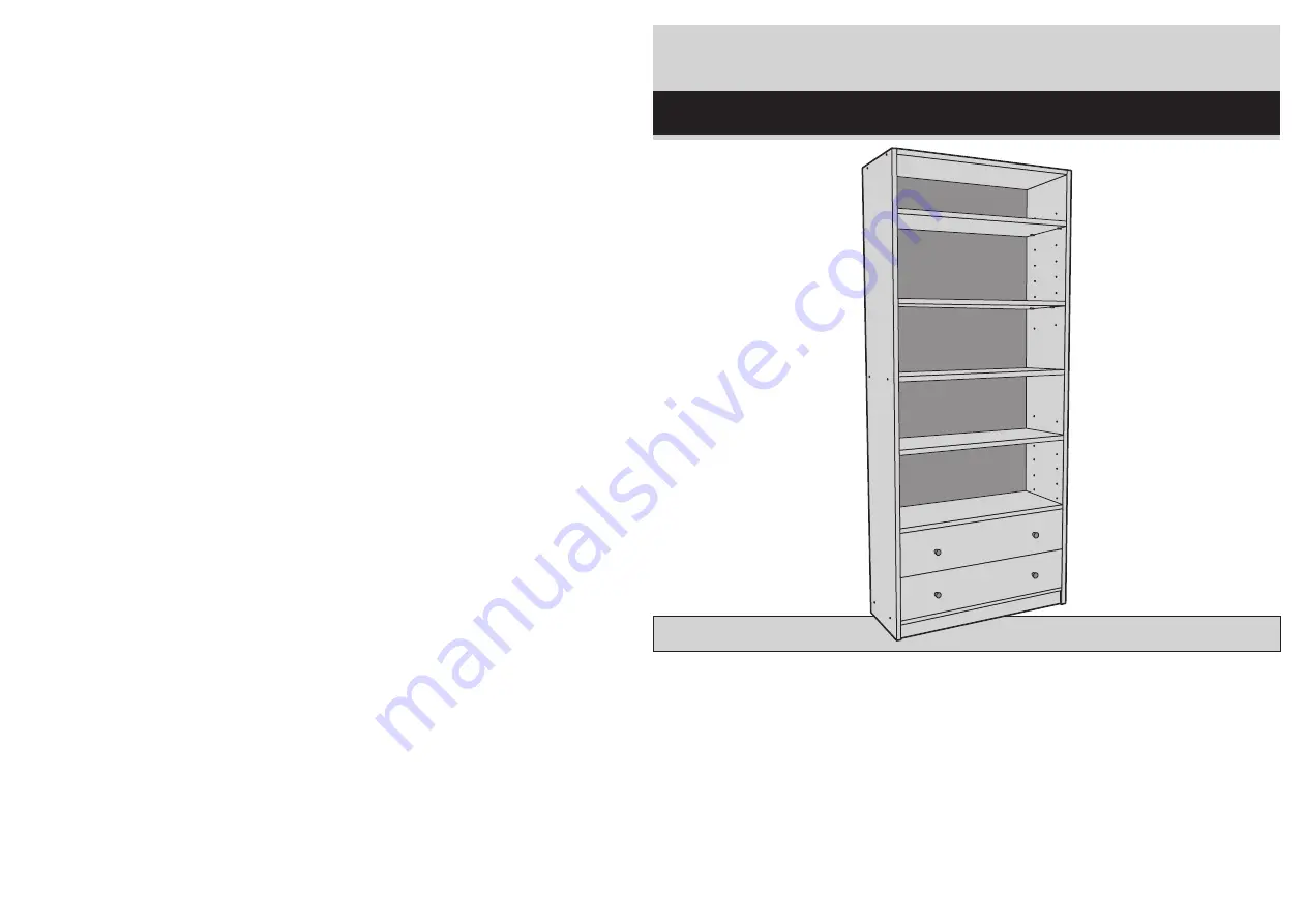 Argos Habitat Baby Bookcase 609/2115 Assembly Instructions Manual Download Page 14