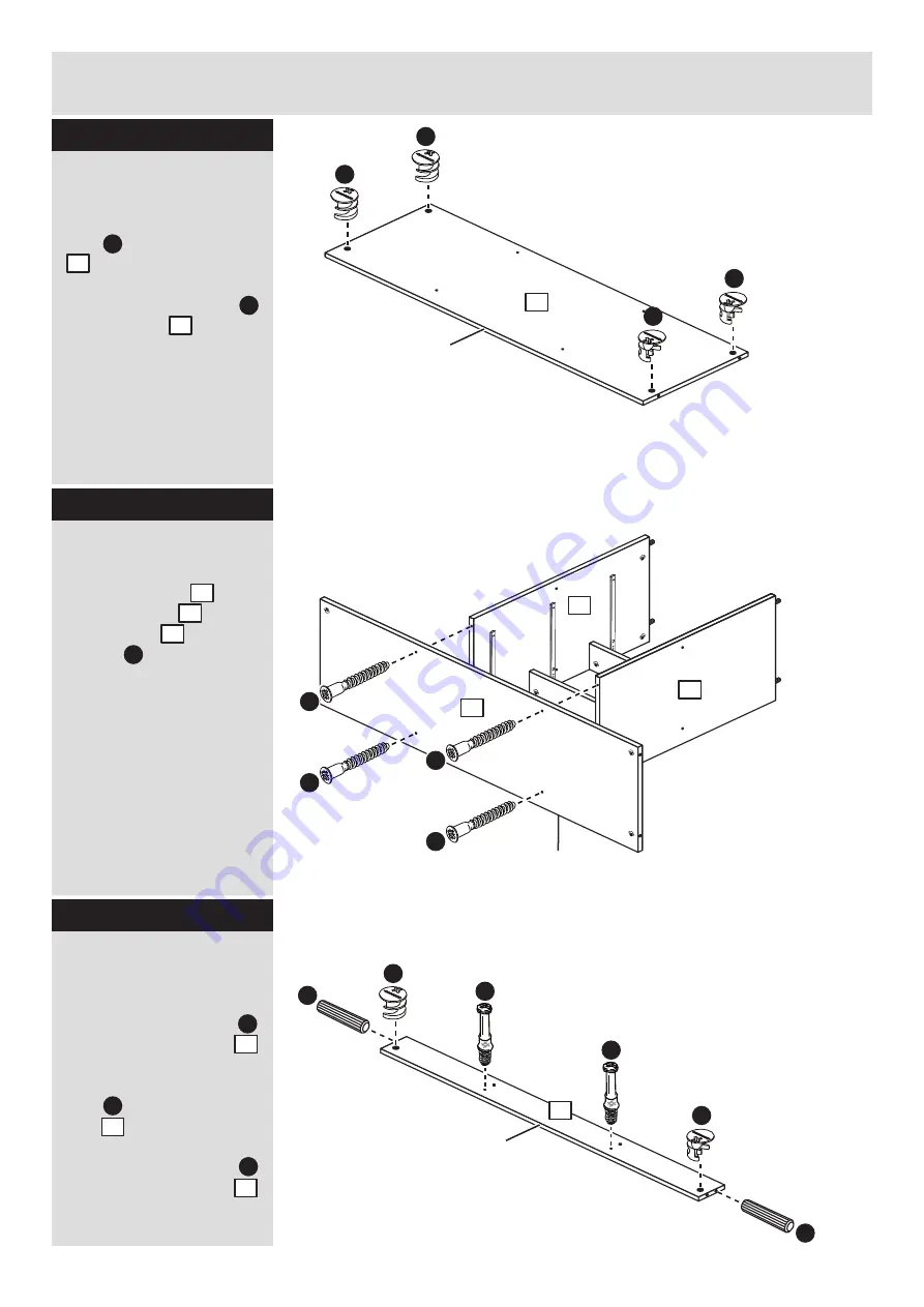 Argos Habitat Winchester 3+2 Sideboard 417/9906 Скачать руководство пользователя страница 10