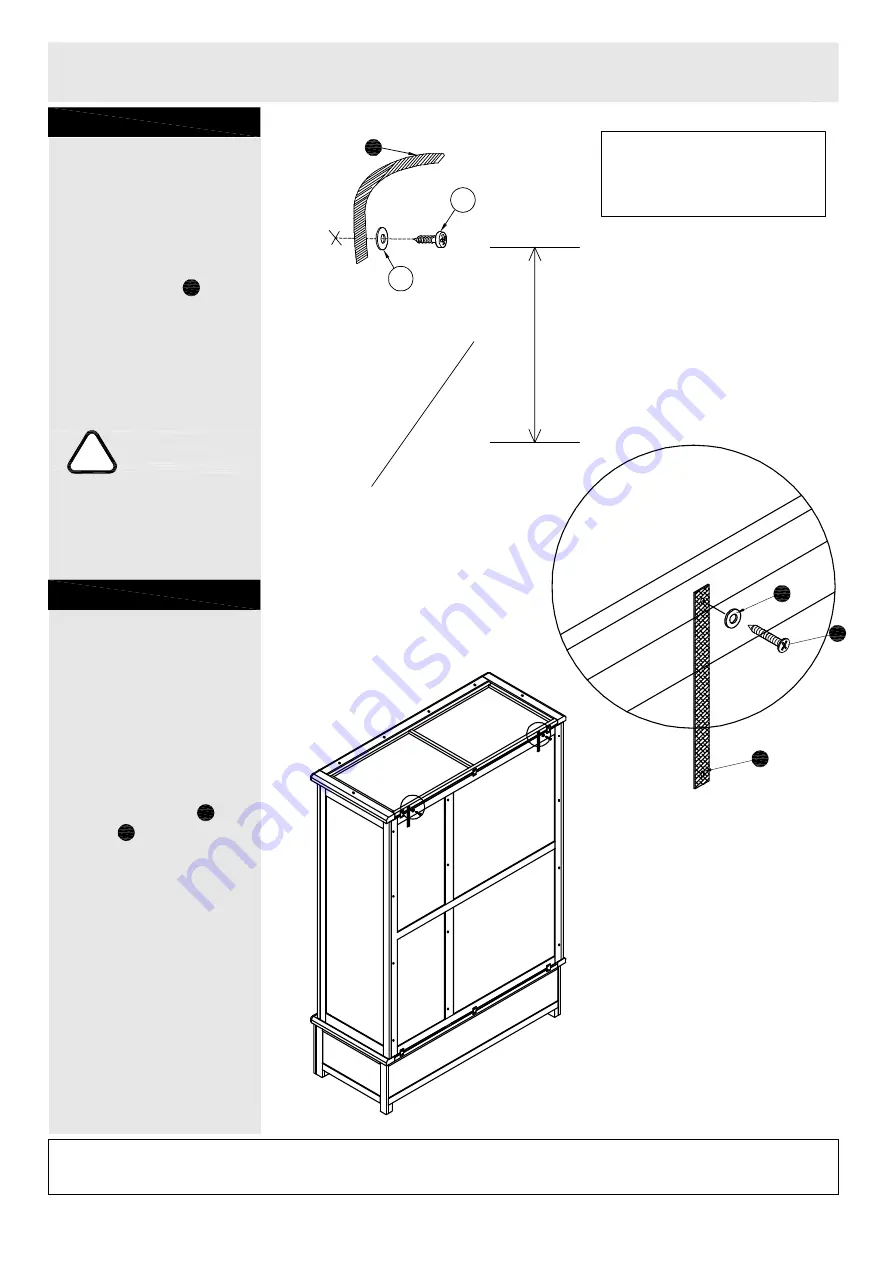 Argos Heart of House kent 3 door 3 drawer wardrobe 552/9713 Скачать руководство пользователя страница 9