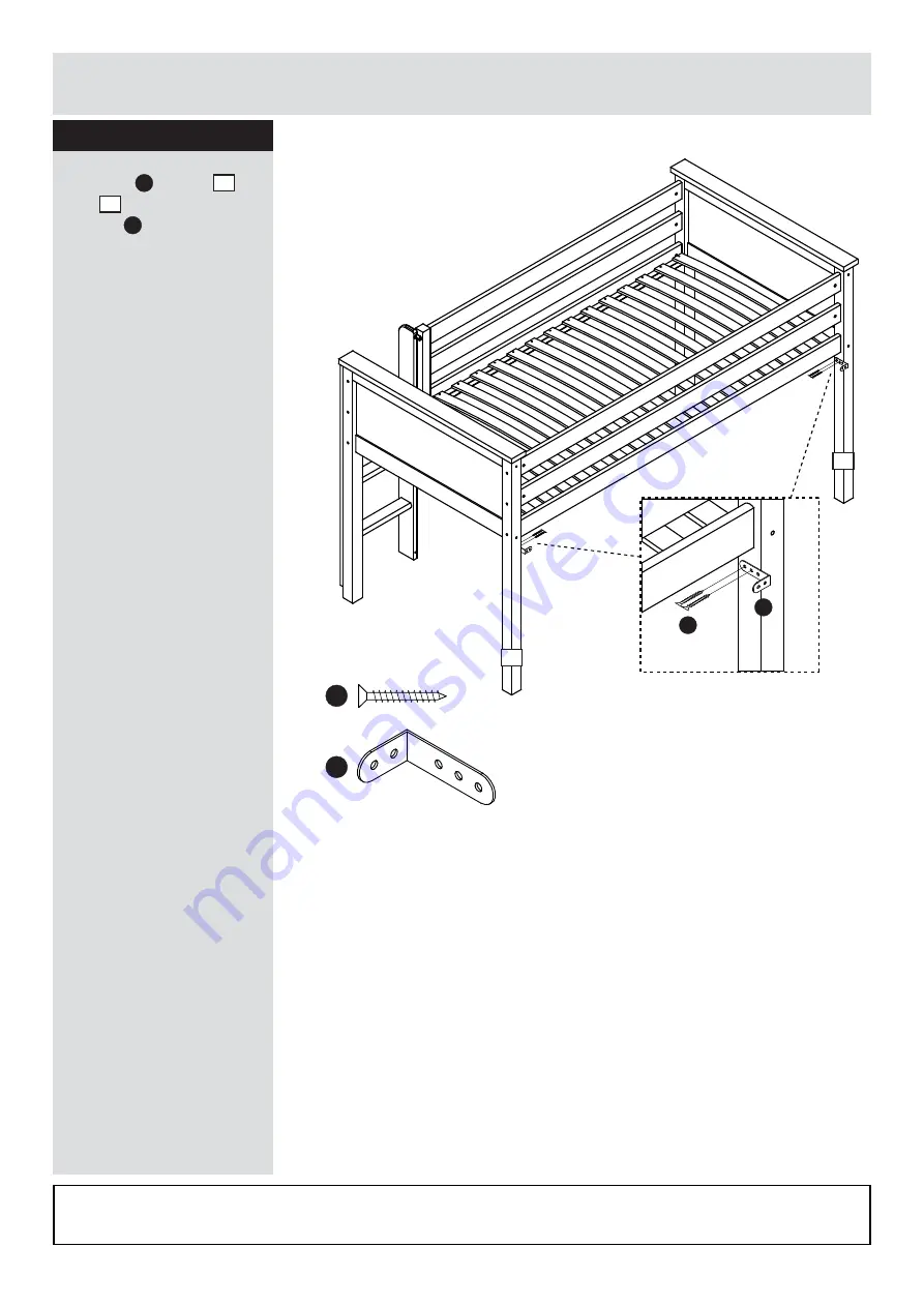 Argos Home Midsleeper Brooklyn 8527028 Скачать руководство пользователя страница 10