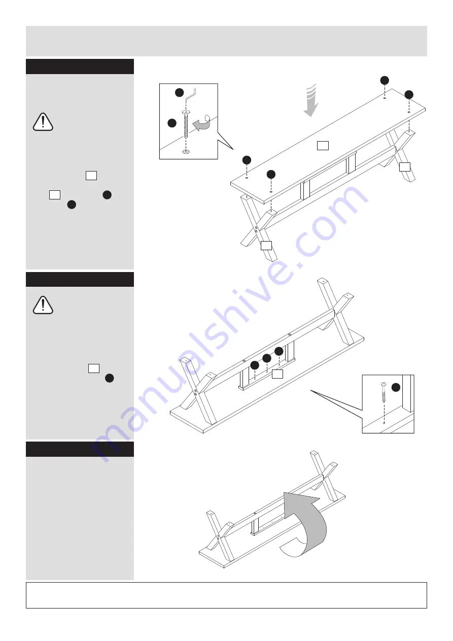 Argos Hudson 331/8218 Assembly Instructions Manual Download Page 12