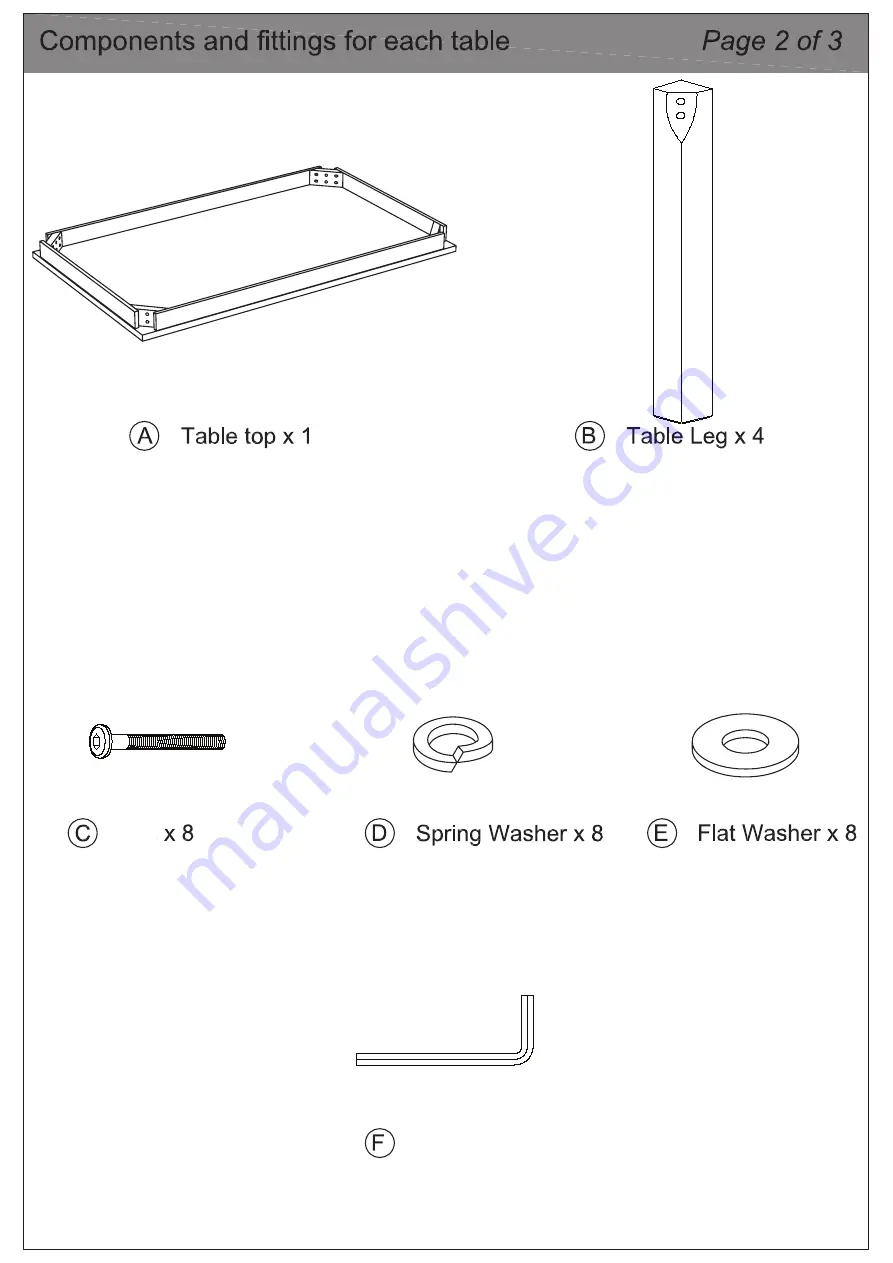 Argos Kingston 602/9779 Assembly Instructions Manual Download Page 10