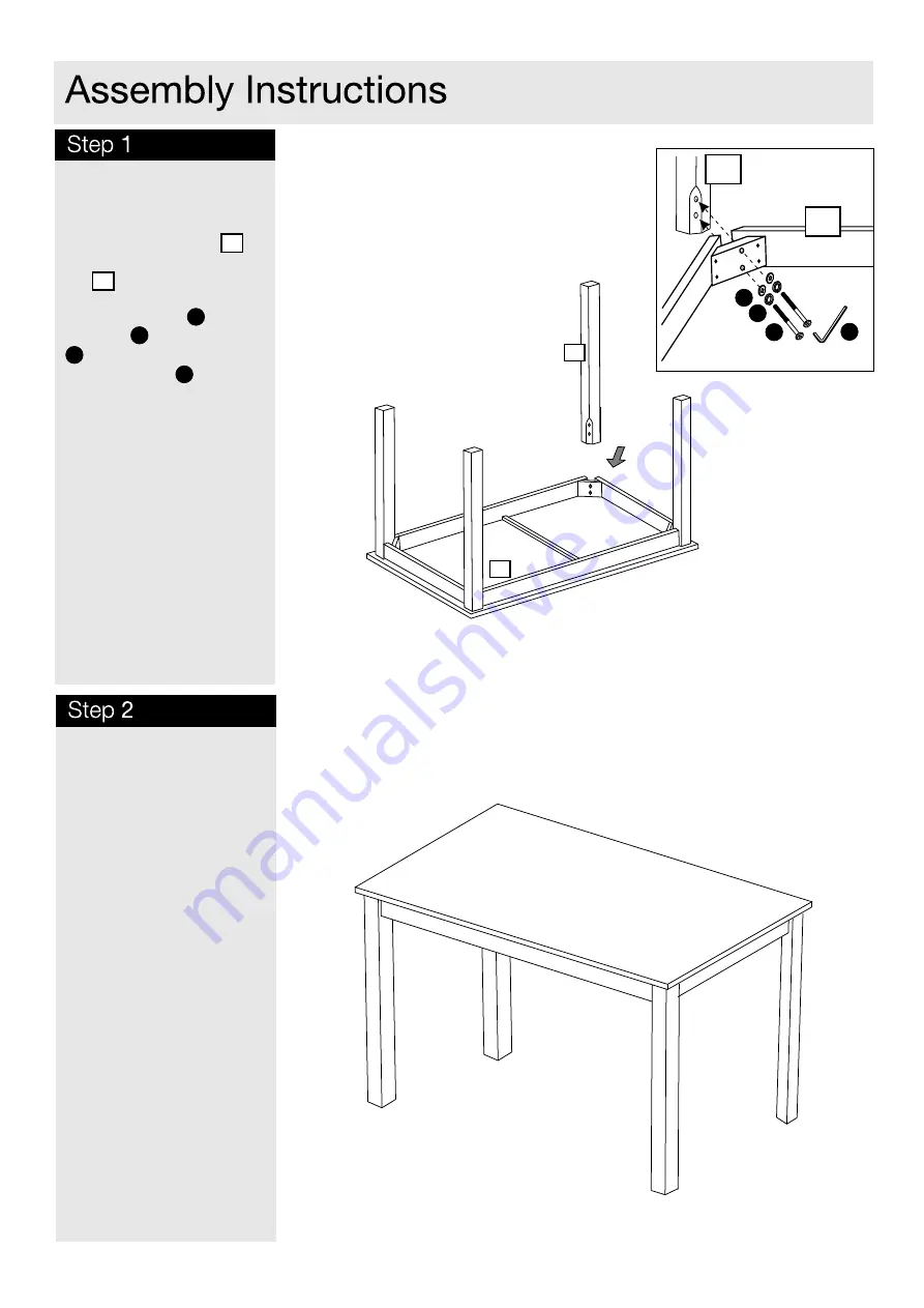 Argos Kingston 602/9779 Assembly Instructions Manual Download Page 19