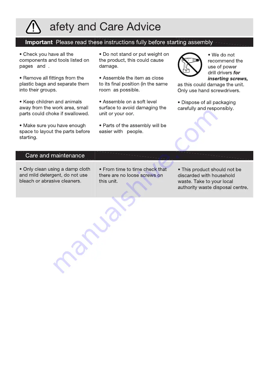 Argos Kingston 602/9779 Assembly Instructions Manual Download Page 21