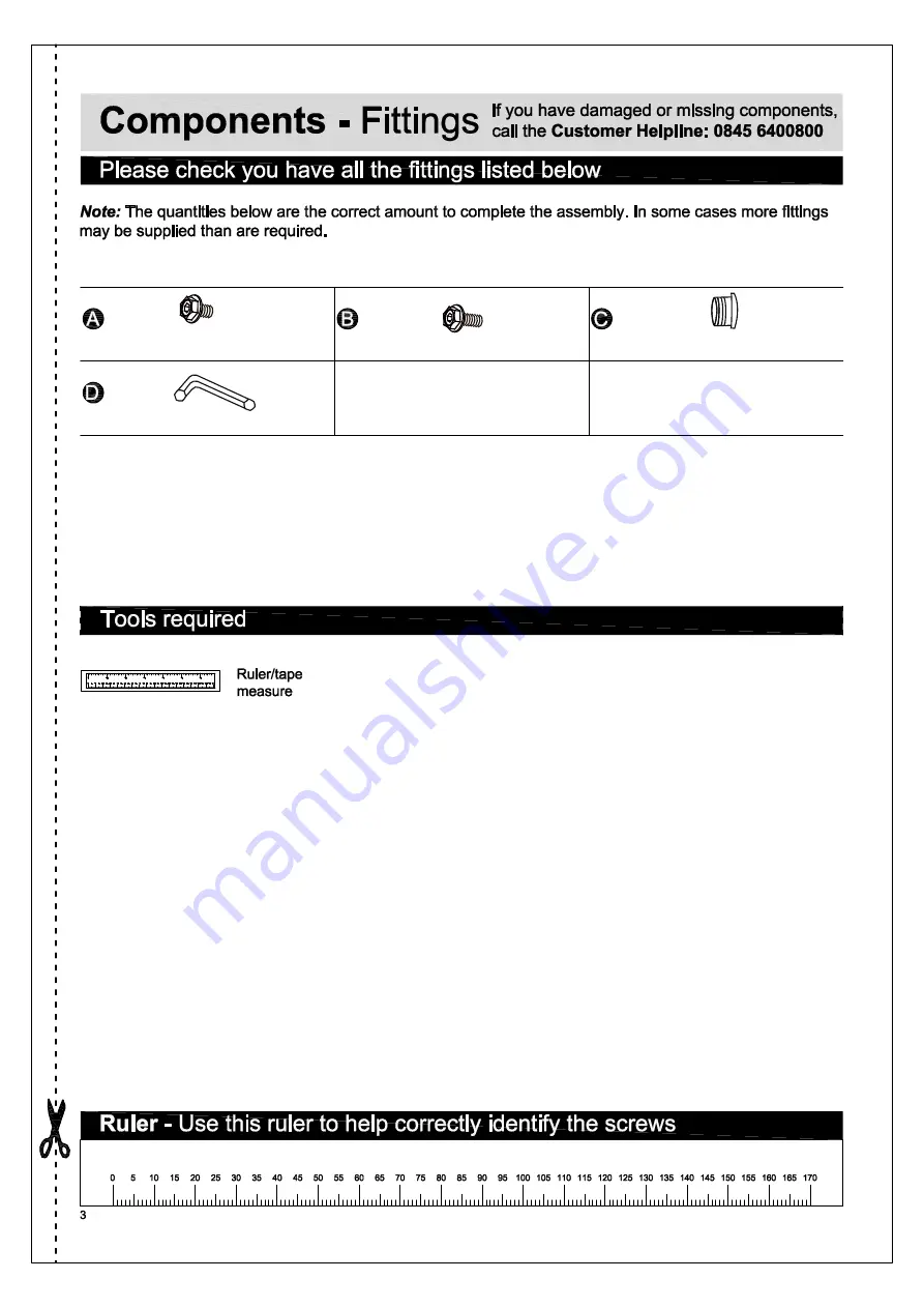 Argos Landon 241/7990 Assembly Instructions Manual Download Page 4