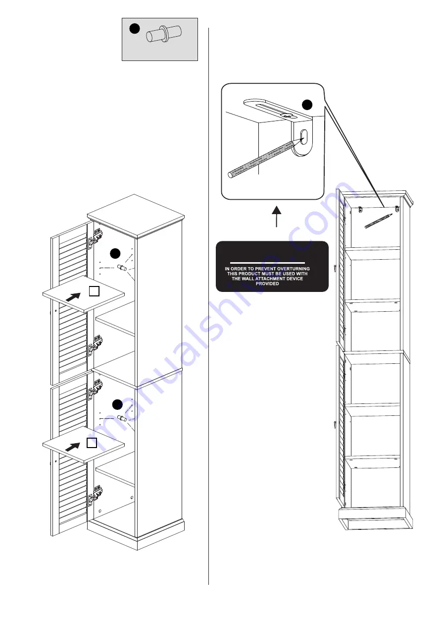 Argos Le Marais Tall Boy 945/3225 Скачать руководство пользователя страница 12