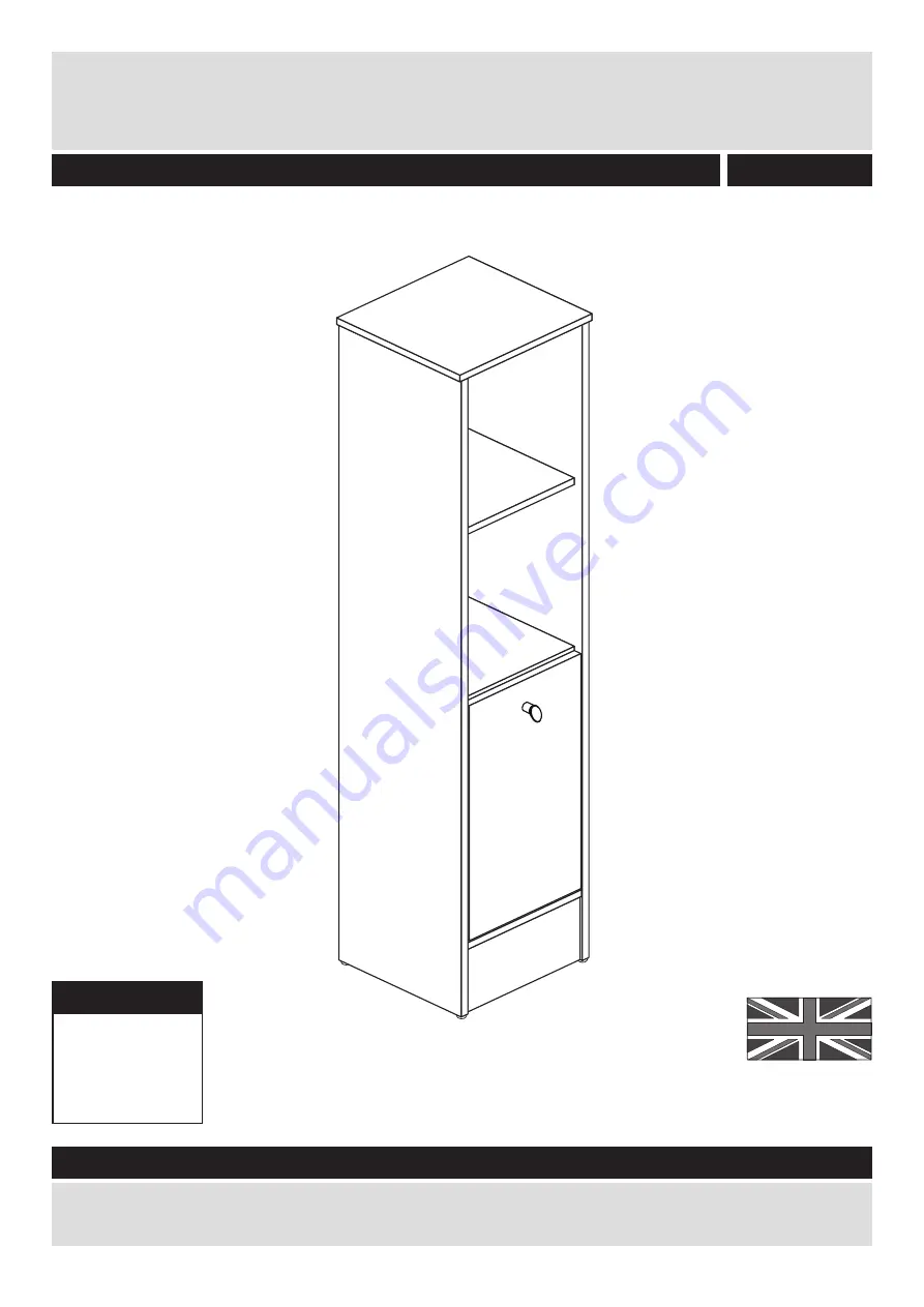 Argos Malibu Tall Unit 833/7115 Assembly Instructions Manual Download Page 1