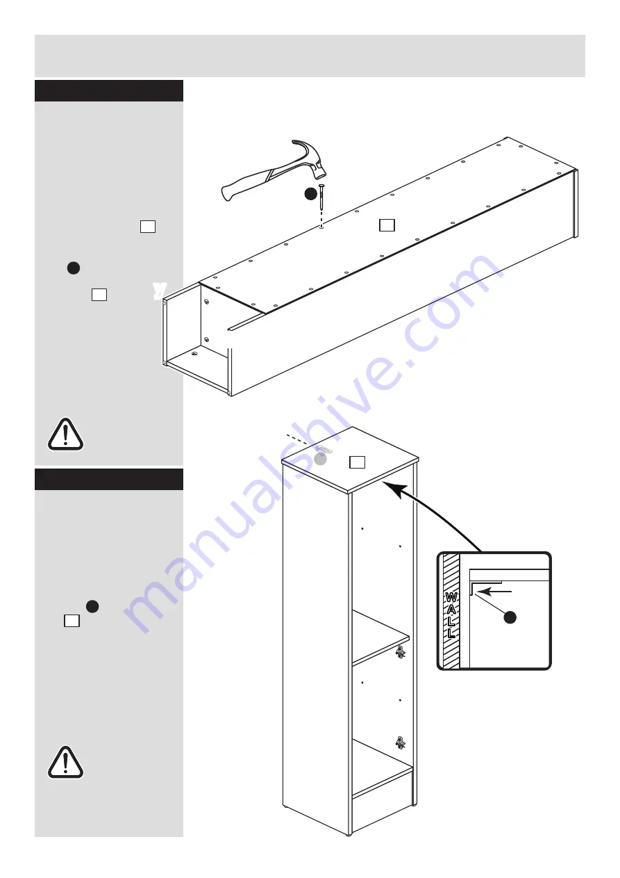 Argos Malibu Tall Unit 833/7115 Assembly Instructions Manual Download Page 10