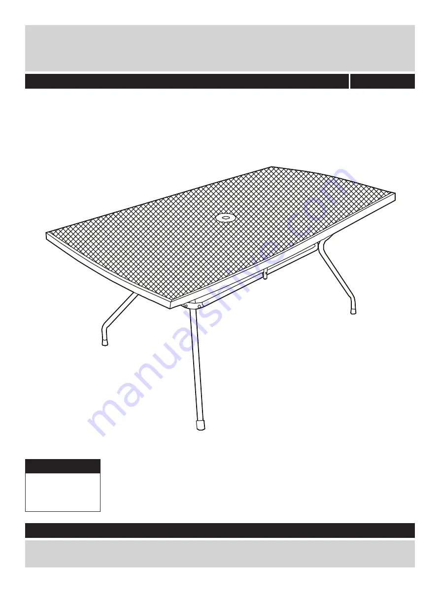 Argos Miami 654/4986 Assembly Instructions Manual Download Page 1