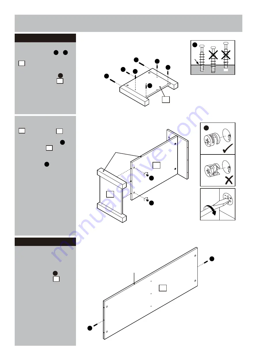 Argos New Charlie TV Unit Assembly Instructions Manual Download Page 6