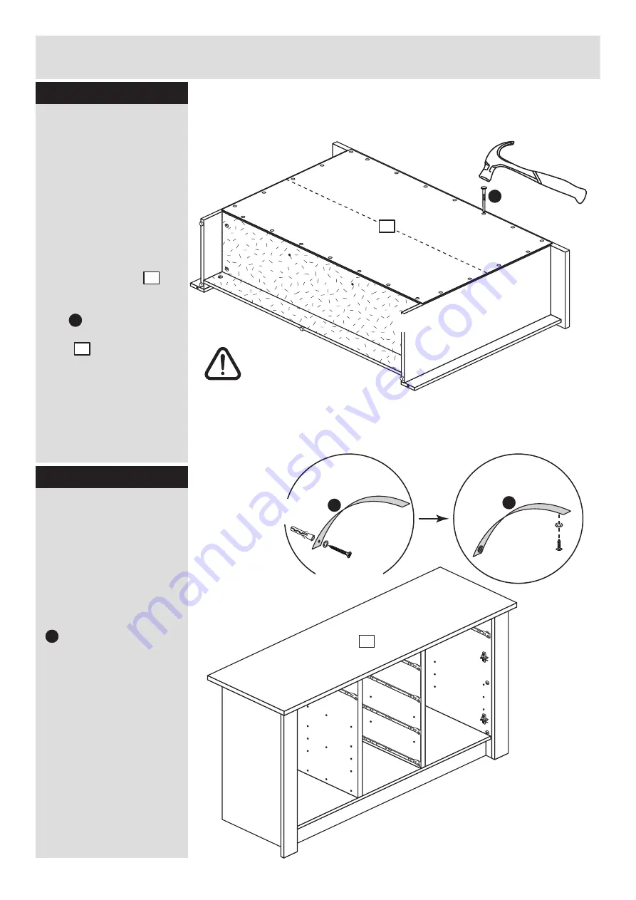 Argos Ohio 6+2 Sideboard 314/7128 Assembly Instructions Manual Download Page 18