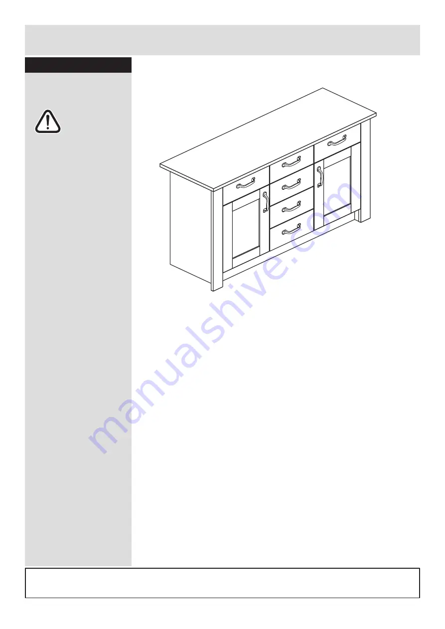 Argos Ohio 6+2 Sideboard 314/7128 Скачать руководство пользователя страница 24