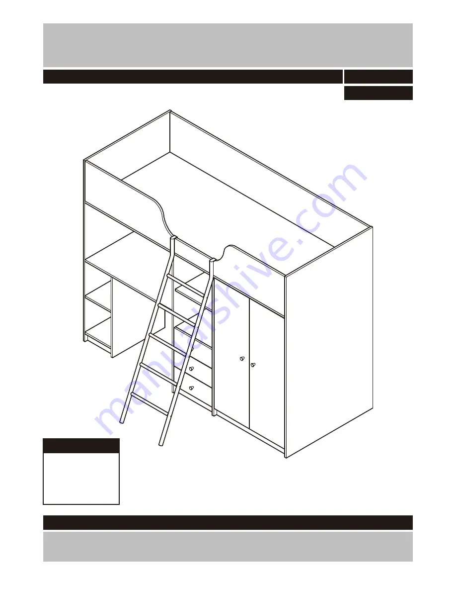 Argos Ohio Highsleeper Frame Скачать руководство пользователя страница 1