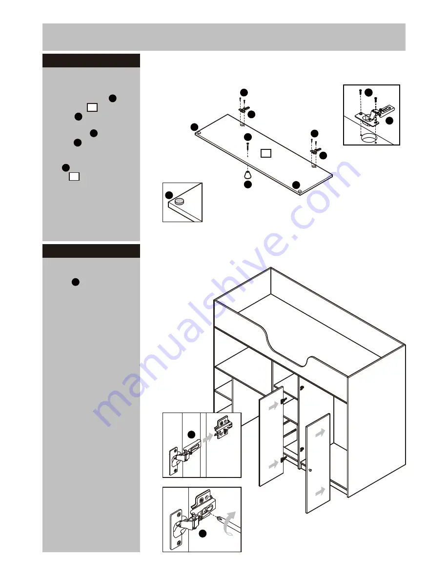 Argos Ohio Highsleeper Frame Assembly Instructions Manual Download Page 16