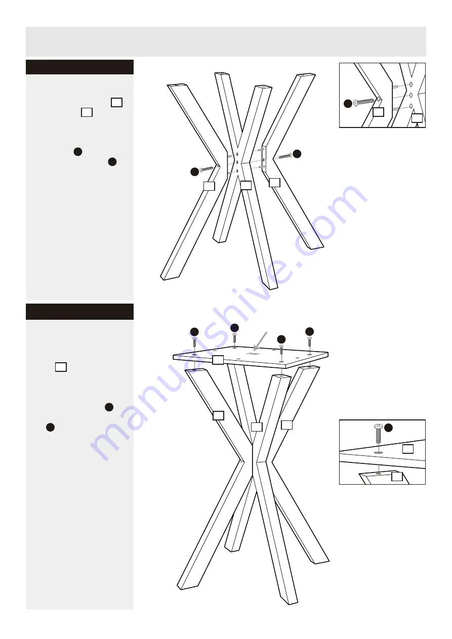 Argos Oslo Oak Table 603/3071 Скачать руководство пользователя страница 4