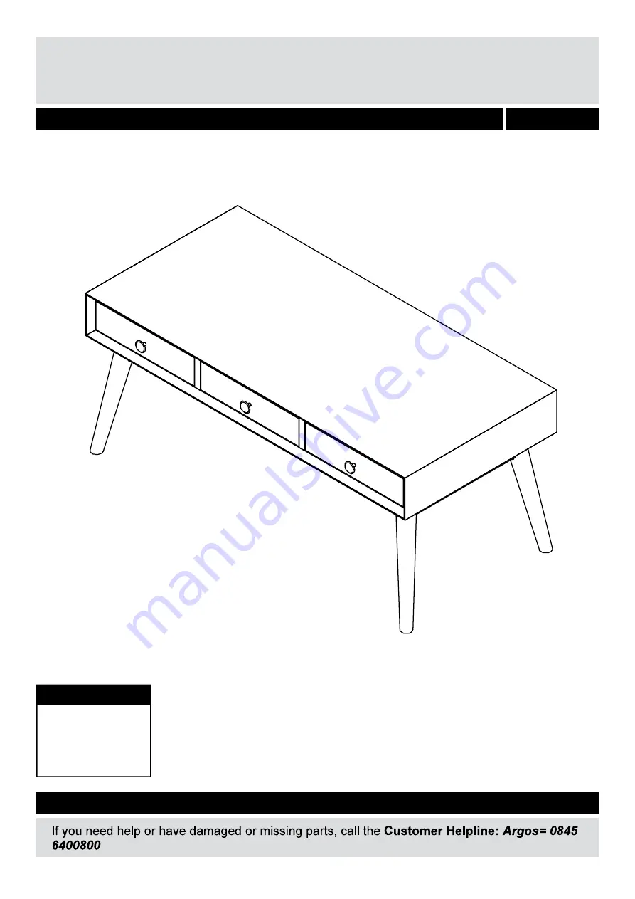 Argos RETRO 213/3274 Скачать руководство пользователя страница 1