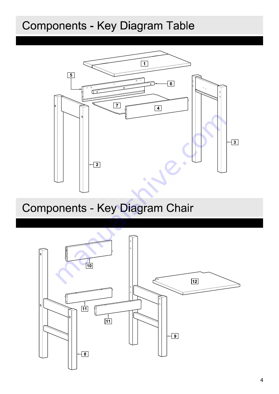 Argos Scandinavia 459/8305 Assembly Instructions Manual Download Page 5