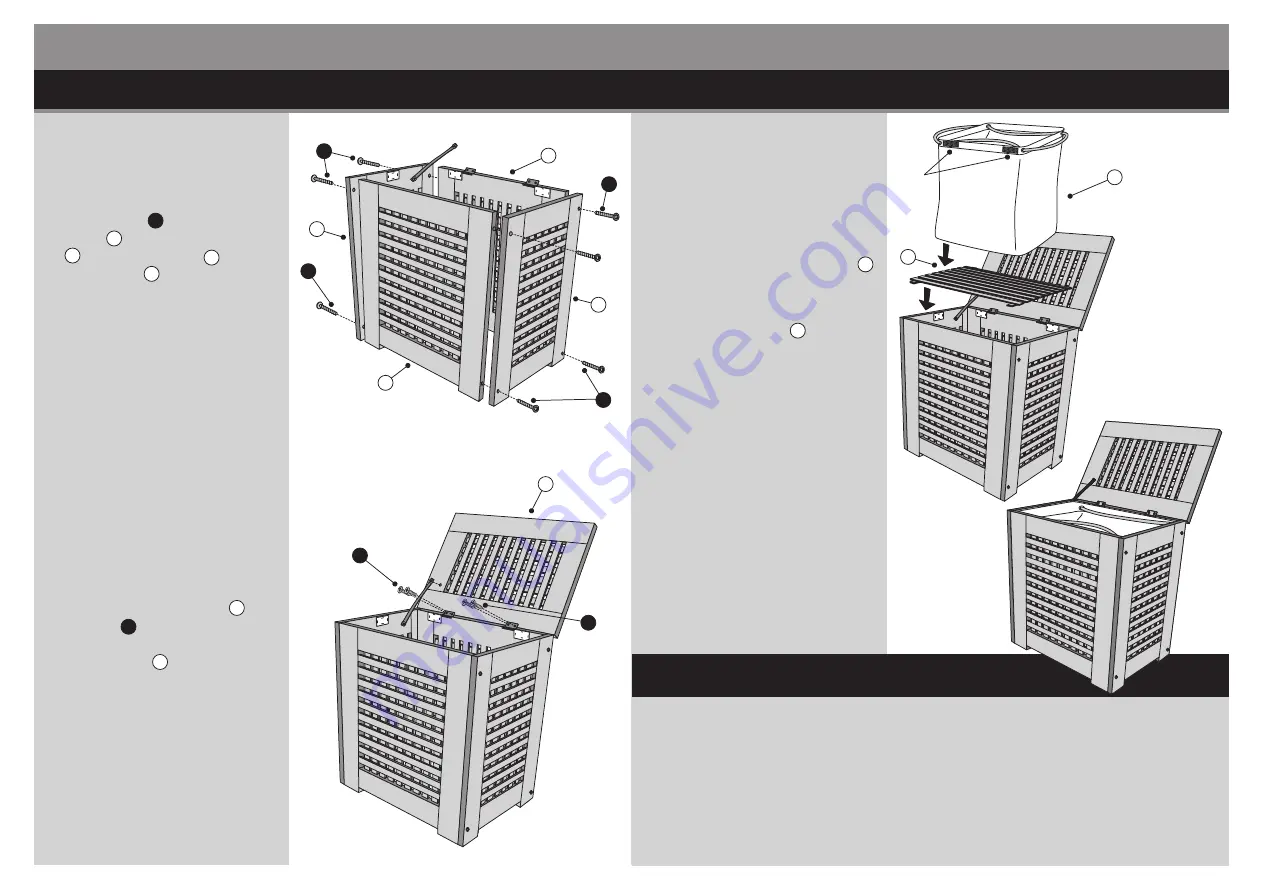 Argos Solid Wood Storage Box Simple Assembly Instructions Download Page 2