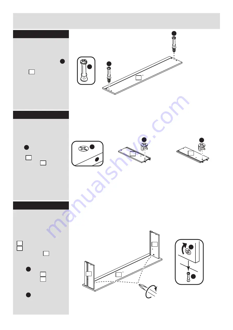 Argos Stowe 424/1085 Assembly Instructions Manual Download Page 6