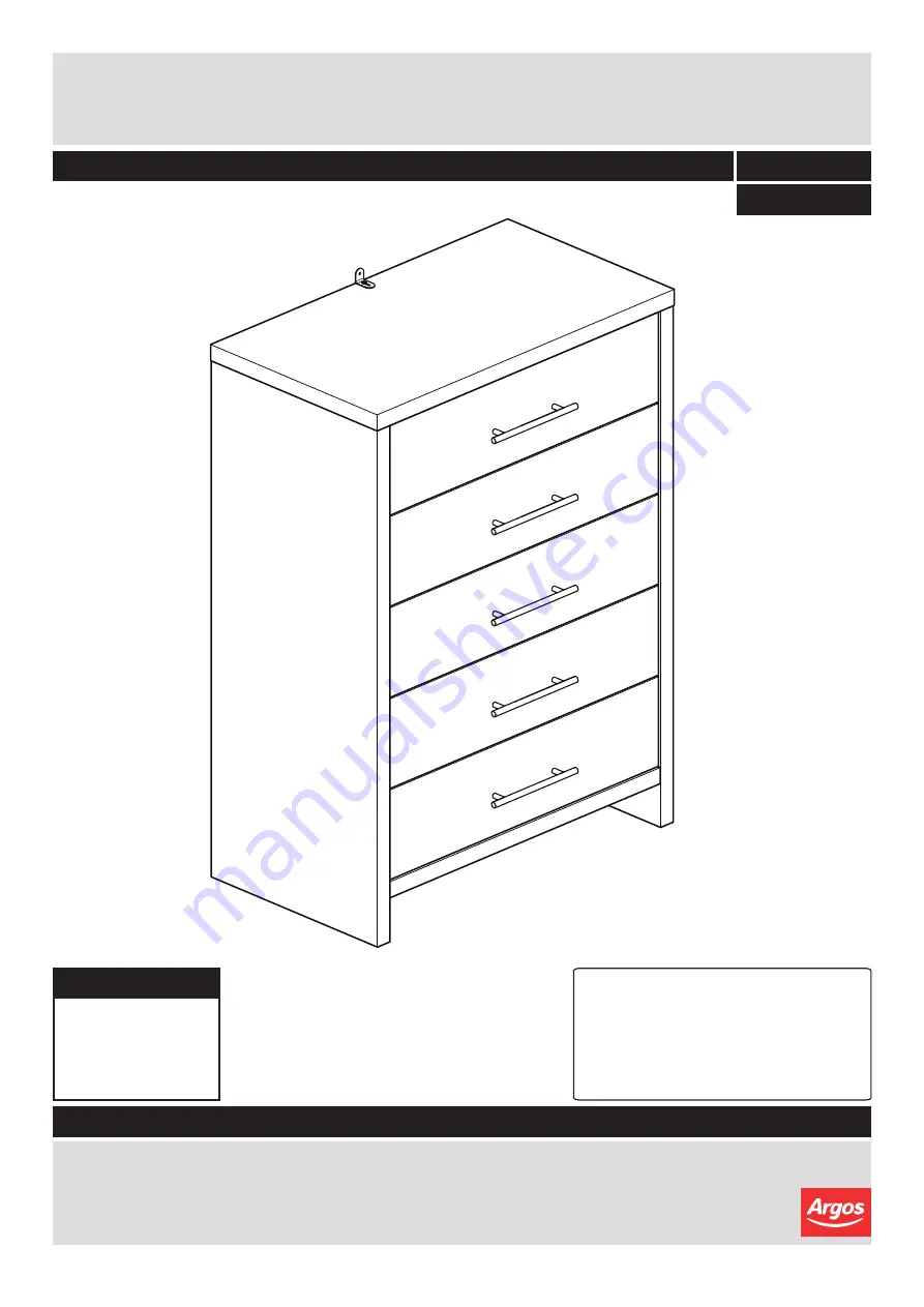 Argos Washington 414/1673 Assembly Instructions Manual Download Page 1