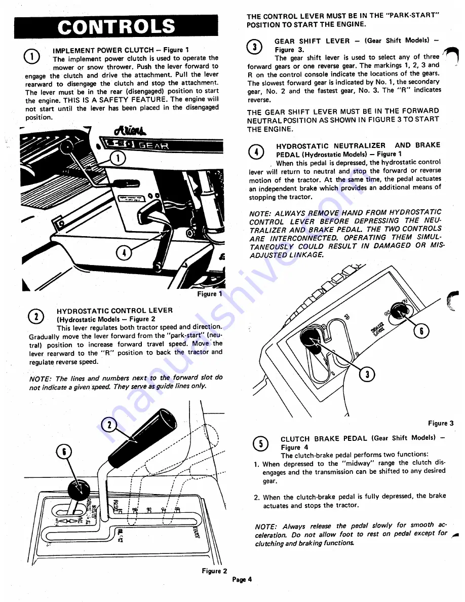 Ariens 829002 Owner'S Manual Download Page 4