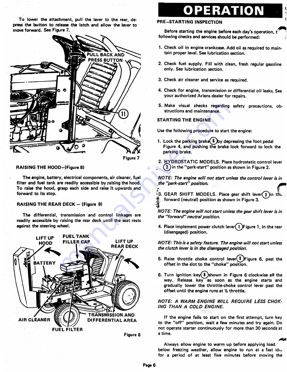 Ariens 829002 Скачать руководство пользователя страница 6